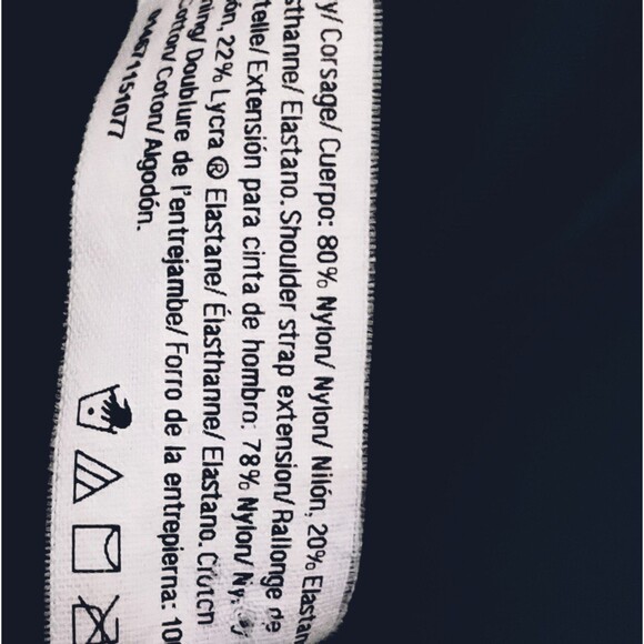 Maidenform Shapewear Woman's Black Wear Your Own Bra Torsette Snap Crotch - Picture 6 of 10